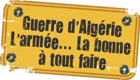 l'armée française pendant la guerre d'Algérie